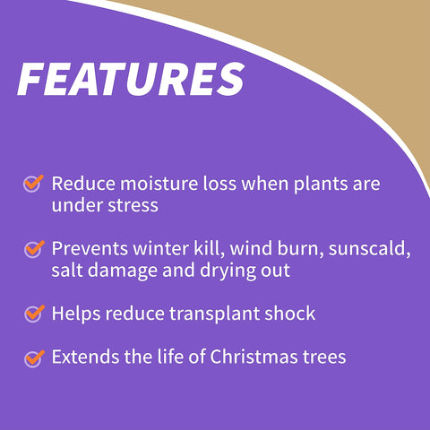 Bonide Wilt Stop minimizes drought stress for shrubs and trees