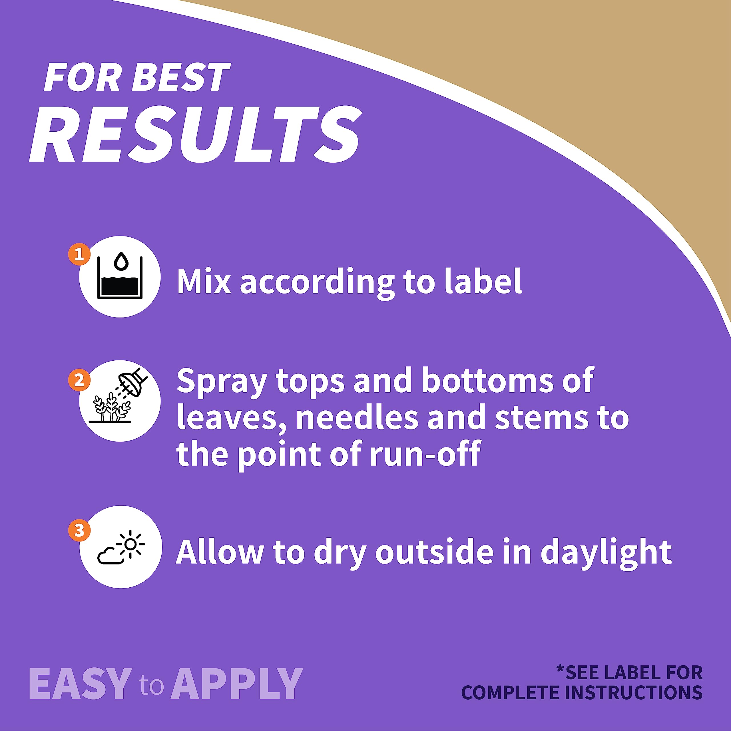 Bonide Wilt Stop spray application shown for year-round plant protection