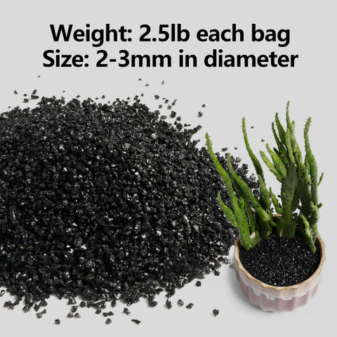 Boniosz black sand fairy garden layer demonstrates vibrant mini landscape accents.
