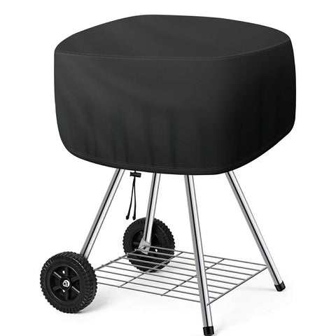 Bonnary outdoor 18-inch grill cover protecting rain and dust.