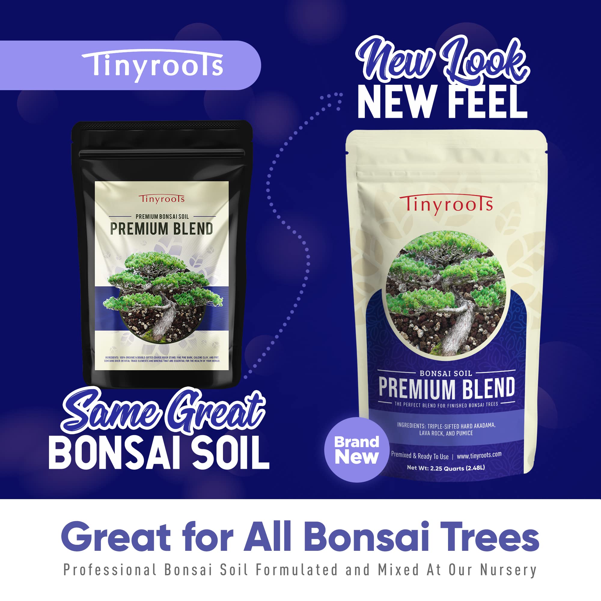 Soil blend supports root development and balanced moisture for healthier bonsai growth
