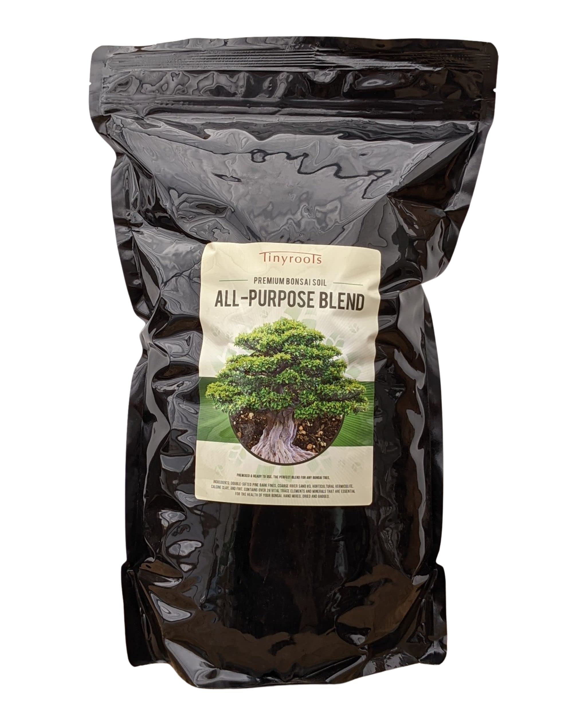 Bonsai Outlet Tinyroots all purpose soil front view for easy bonsai care
