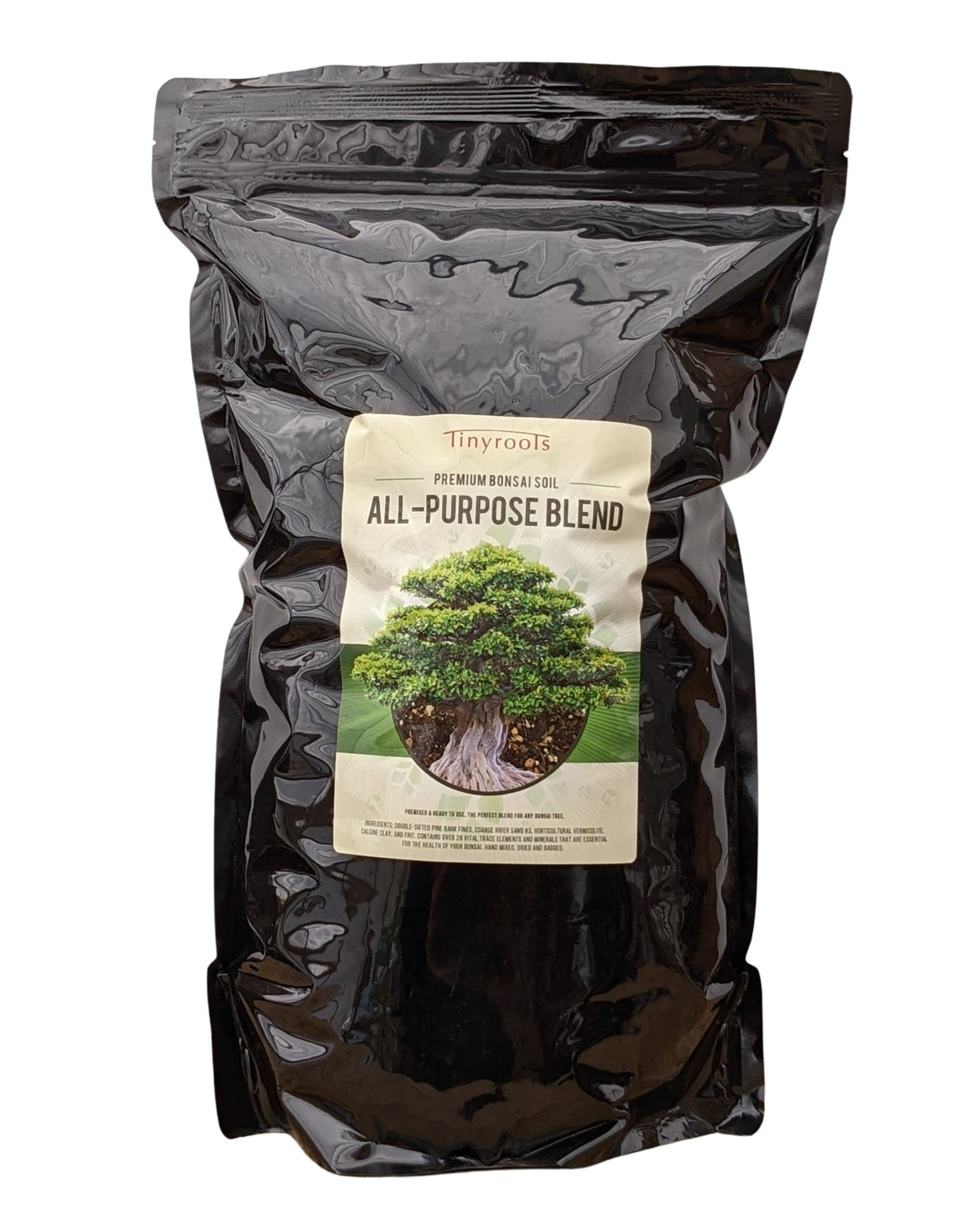 Bonsai Outlet Tinyroots all purpose soil front view for easy bonsai care