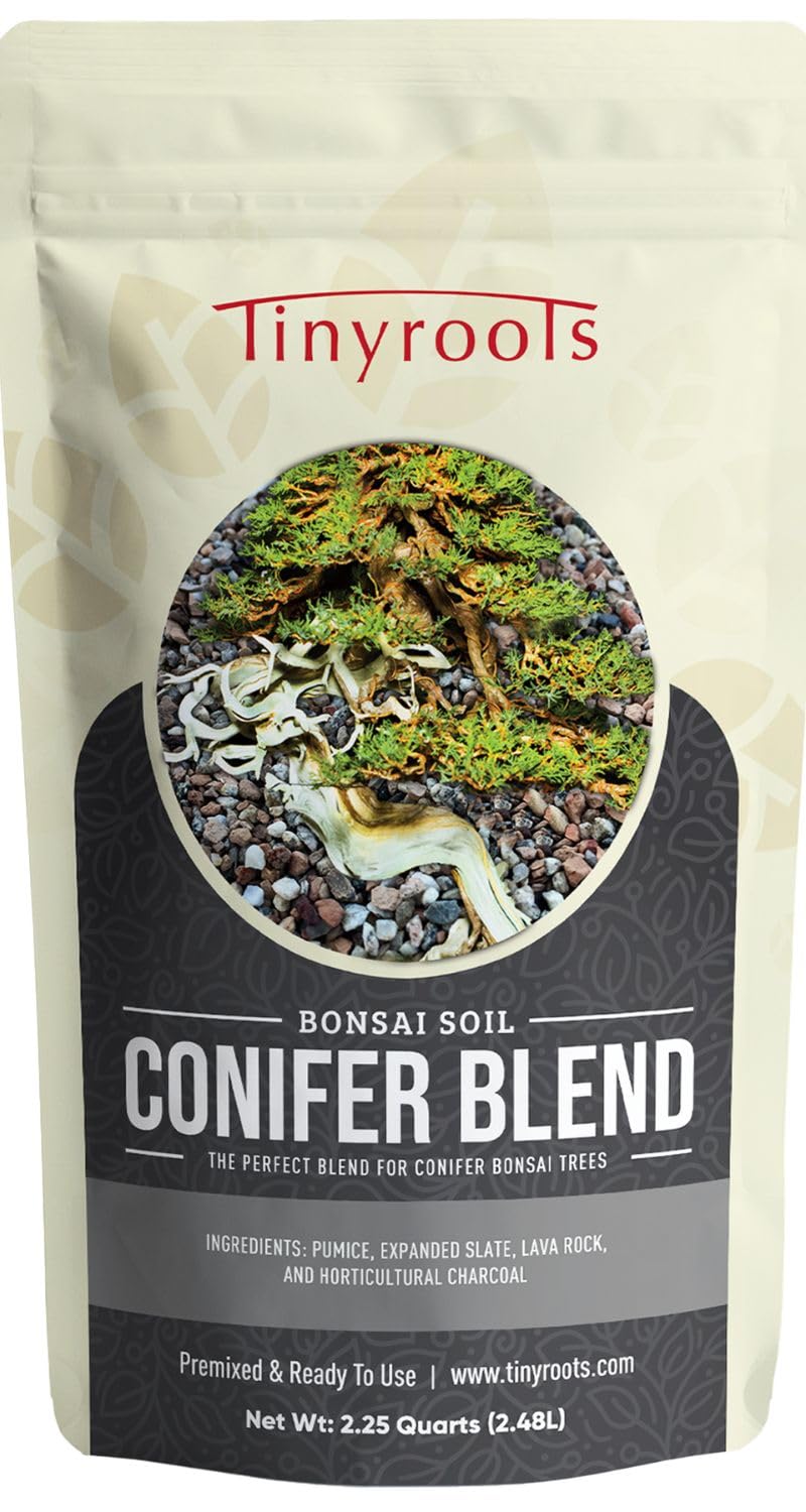Bonsai Outlet Tinyroots conifer soil bag for ready bonsai use