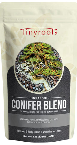 Bonsai Outlet Tinyroots conifer soil bag for ready bonsai use