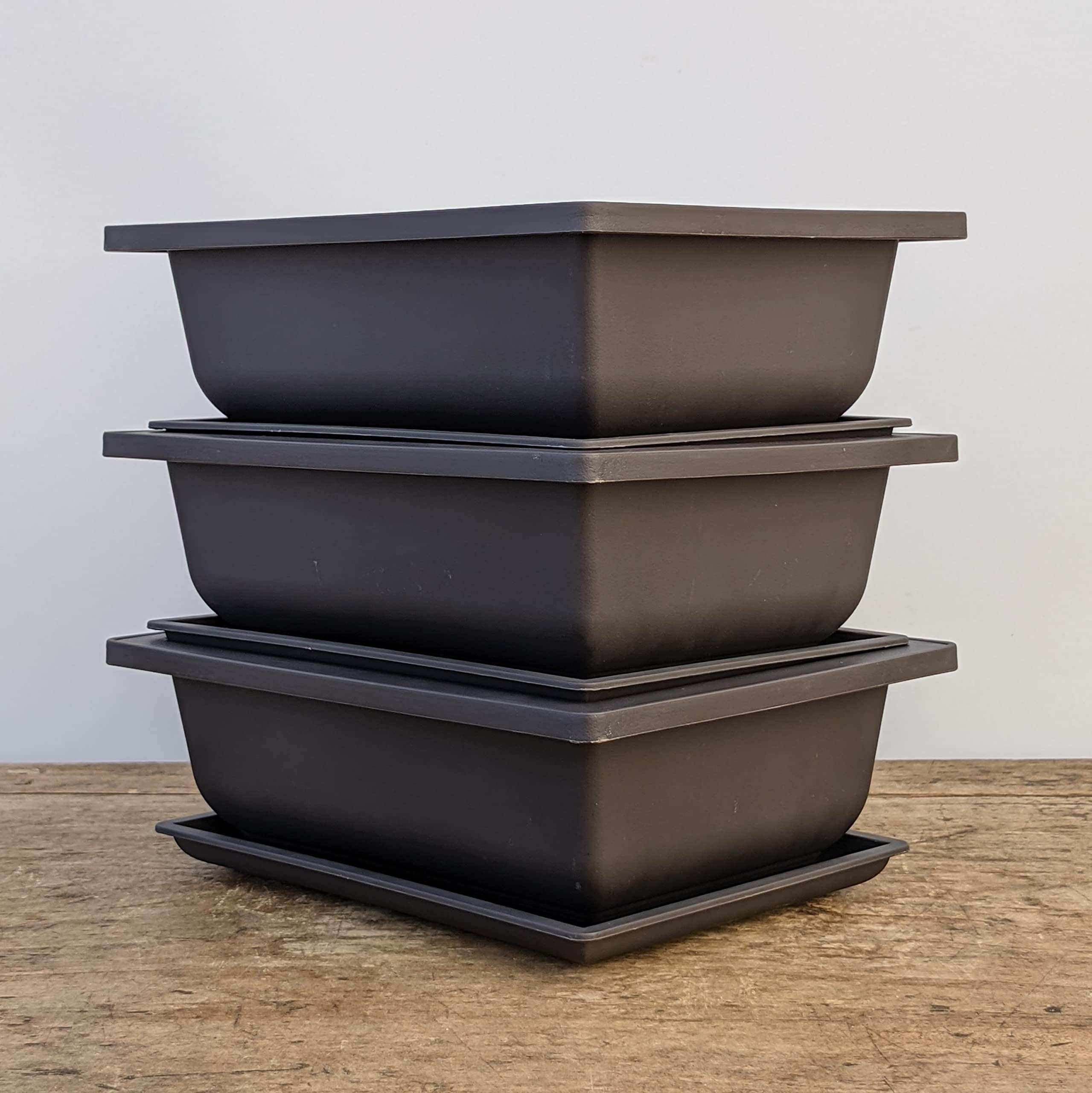 Bonsai Outlet weather-resistant pots keep color through rain, snow, and sun.