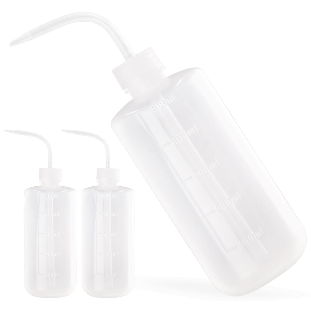 Bonsicoky 3-pack 500ml squeeze bottle set for easy plant watering