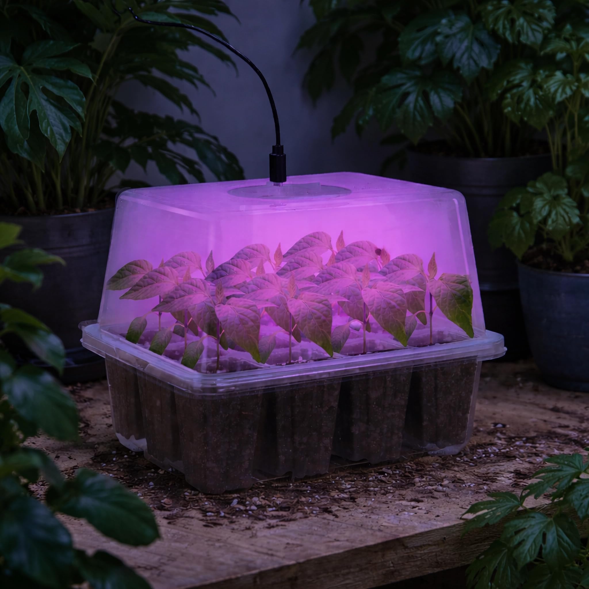 Bonviee all-in-one seed starter kit supports a smooth indoor gardening start