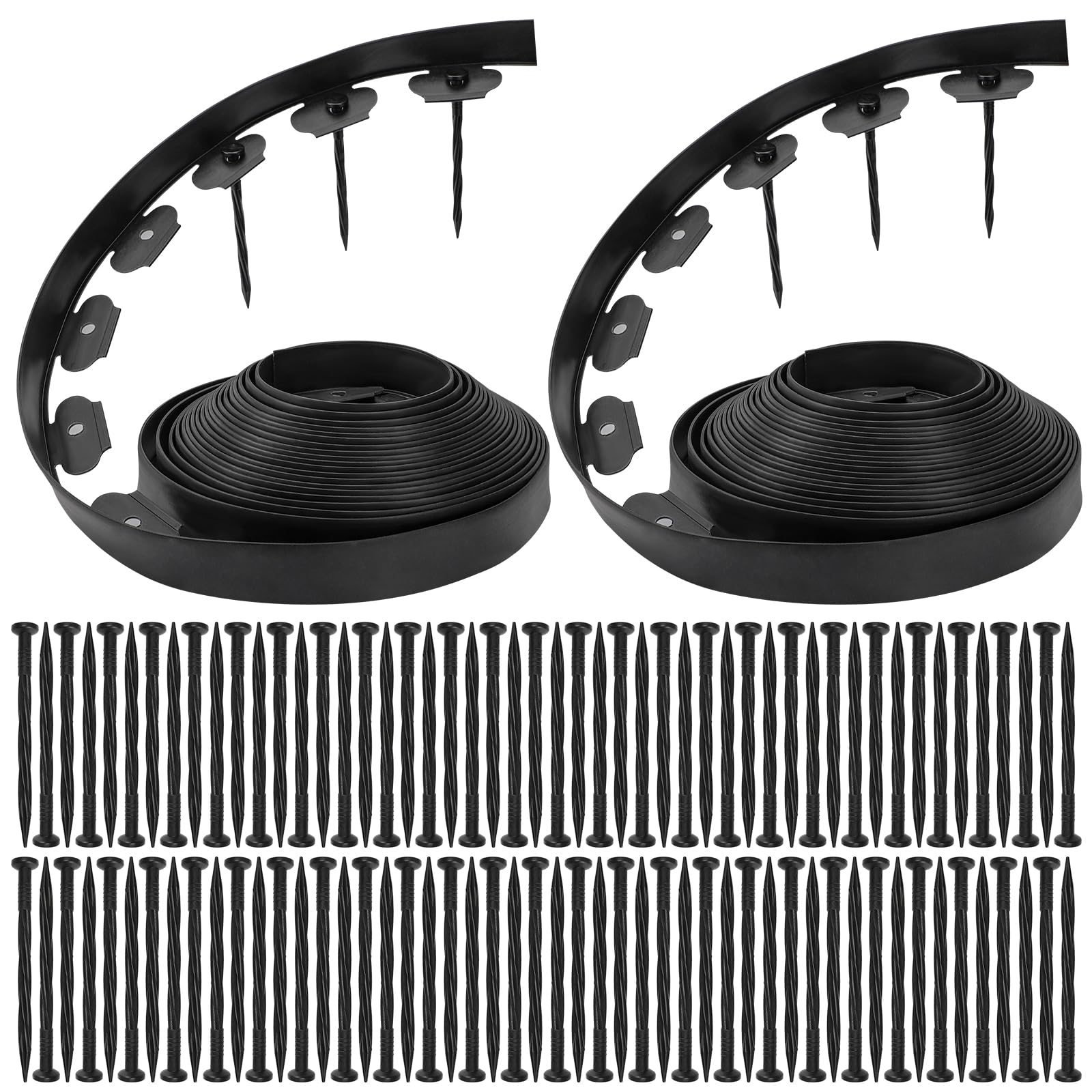 Bonviee border edging kit 1.5in-66ft for a clean lawn edge and defined borders.