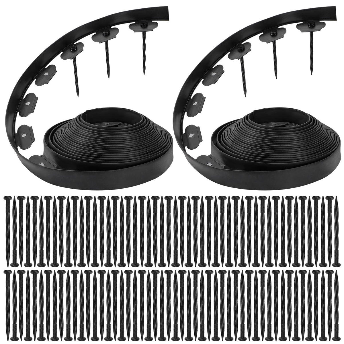 Bonviee border edging kit 1.5in-66ft for a clean lawn edge and defined borders.