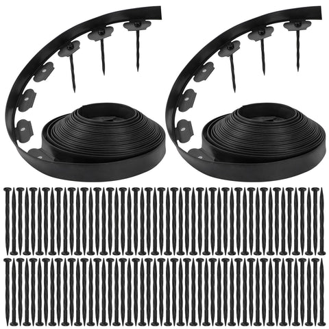 Bonviee border edging kit 1.5in-66ft for a clean lawn edge and defined borders.
