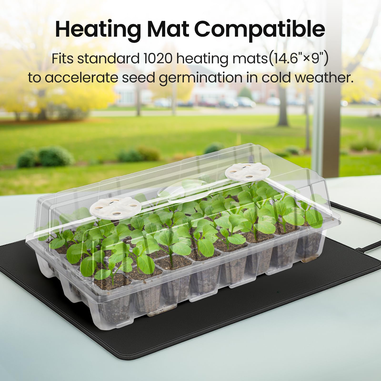 Bonviee durable PVC construction for reusable seed starting equipment