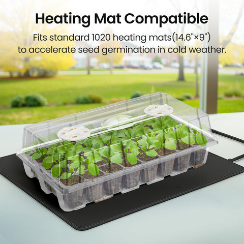 Bonviee durable PVC construction for reusable seed starting equipment
