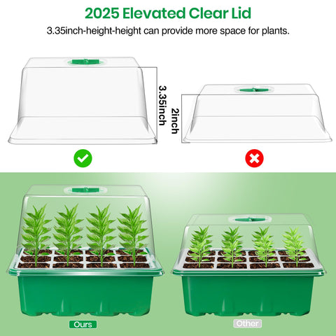 Bonviee eco-friendly seed tray that's reusable and easy to clean
