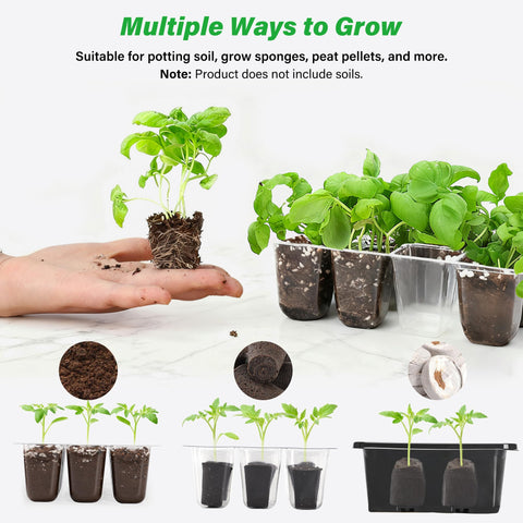 Bonviee humidity dome maintains moisture for healthier seed starting indoors.