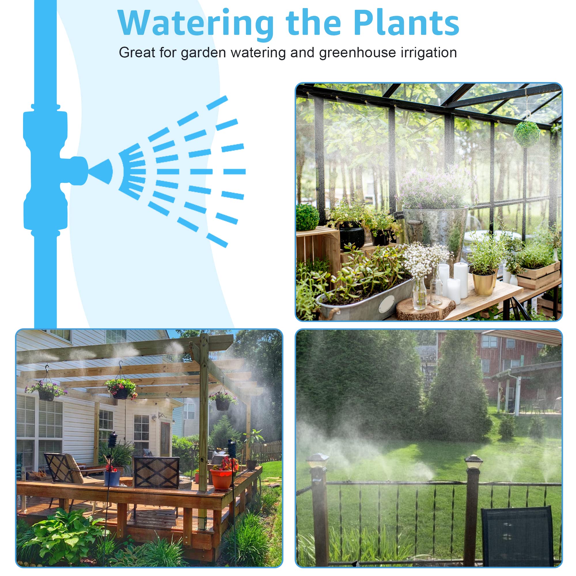 Bonviee included clamps and ties—secure setup for patios and gardens.