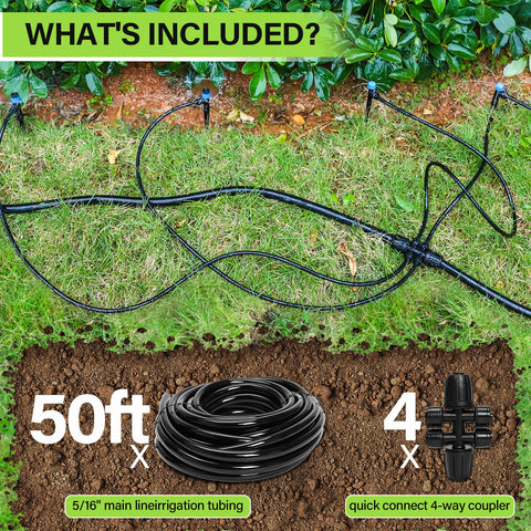 Bonviee push-to-connect fittings simplify assembly and tightens garden water networks