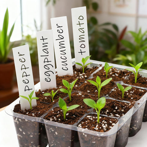Bonviee seed starter tray placed on windowsill ready for indoor germination