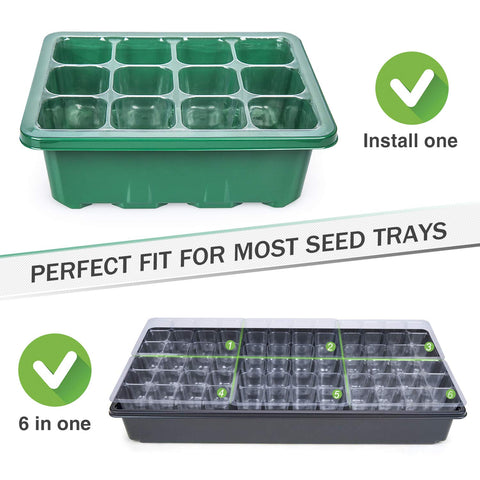 Bonviee seed starter tray set arranged for a tidy growing setup