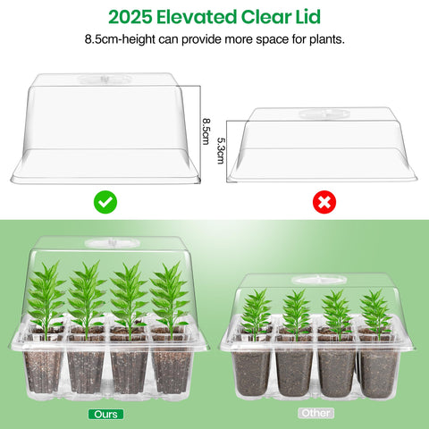 Bonviee tray shows drainage holes to prevent overwatering and protect roots.