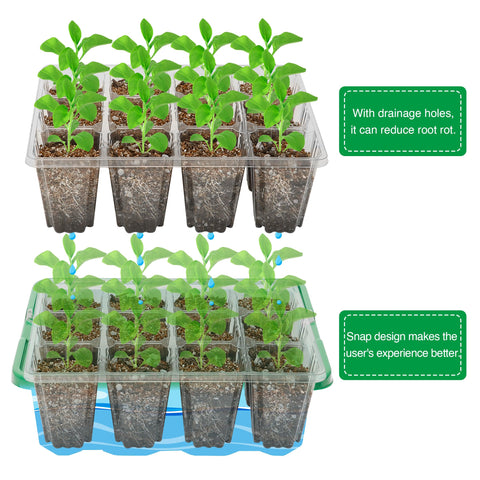 Bonviee seed tray compatible with heat mats and plant lights