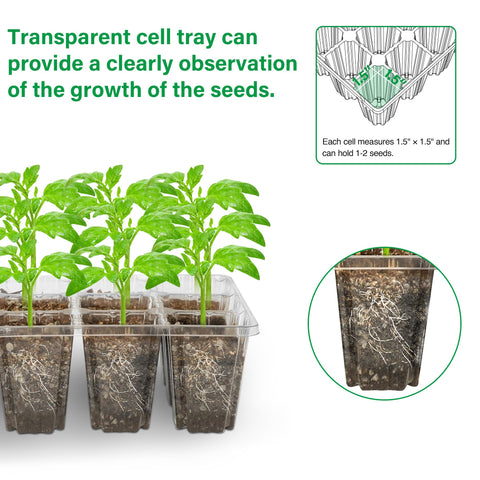 Bonviee thick PVC seed tray built for repeated seasons