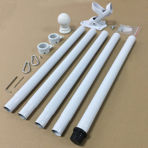 BONWIN 1-inch diameter pole with sturdy hardware for durable use.