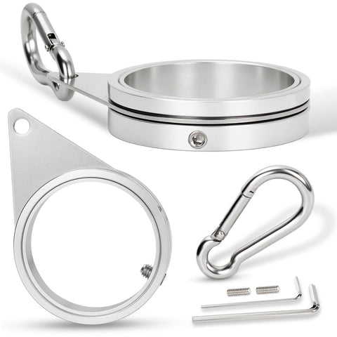 BONWIN 2in flag pole ring clip secures mounting on a pole