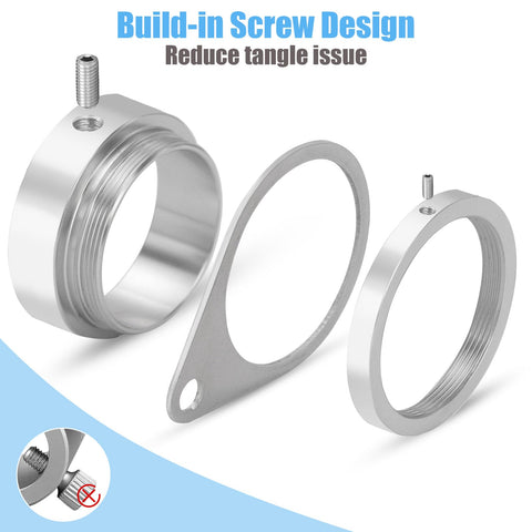 BONWIN flag ring anti-wrap system prevents flag winding during gusts for a cleaner display