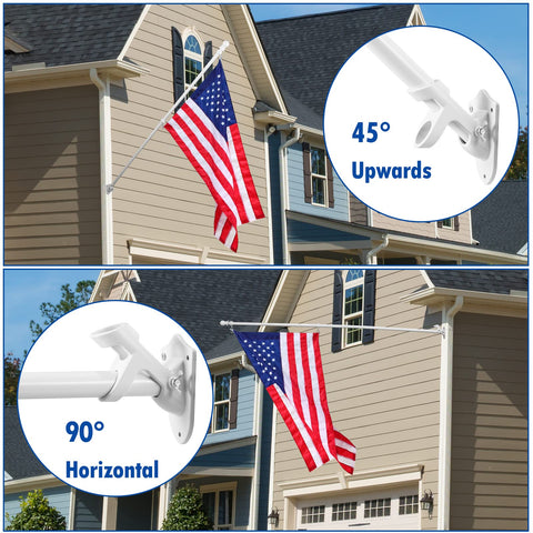 Bonwin aluminum carabiners connect flags securely