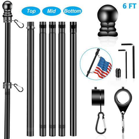 BONWIN anti-wrap rings offer smooth rotation and less tangling for flags.