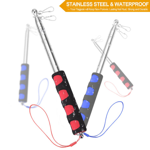 BONWIN cotton lanyard helps secure the pole during movement.