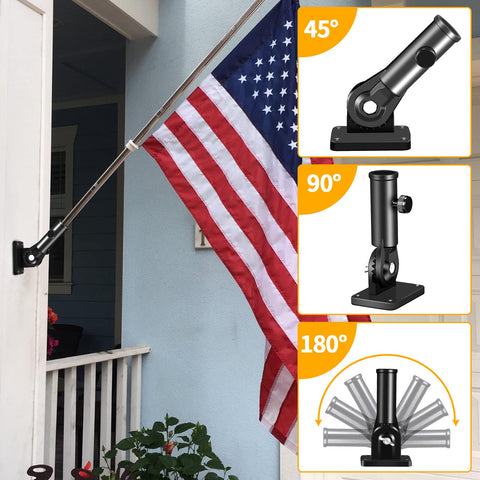 BONWIN compatible with 2x3, 3x5, and 4x6 flags for versatile outdoor use