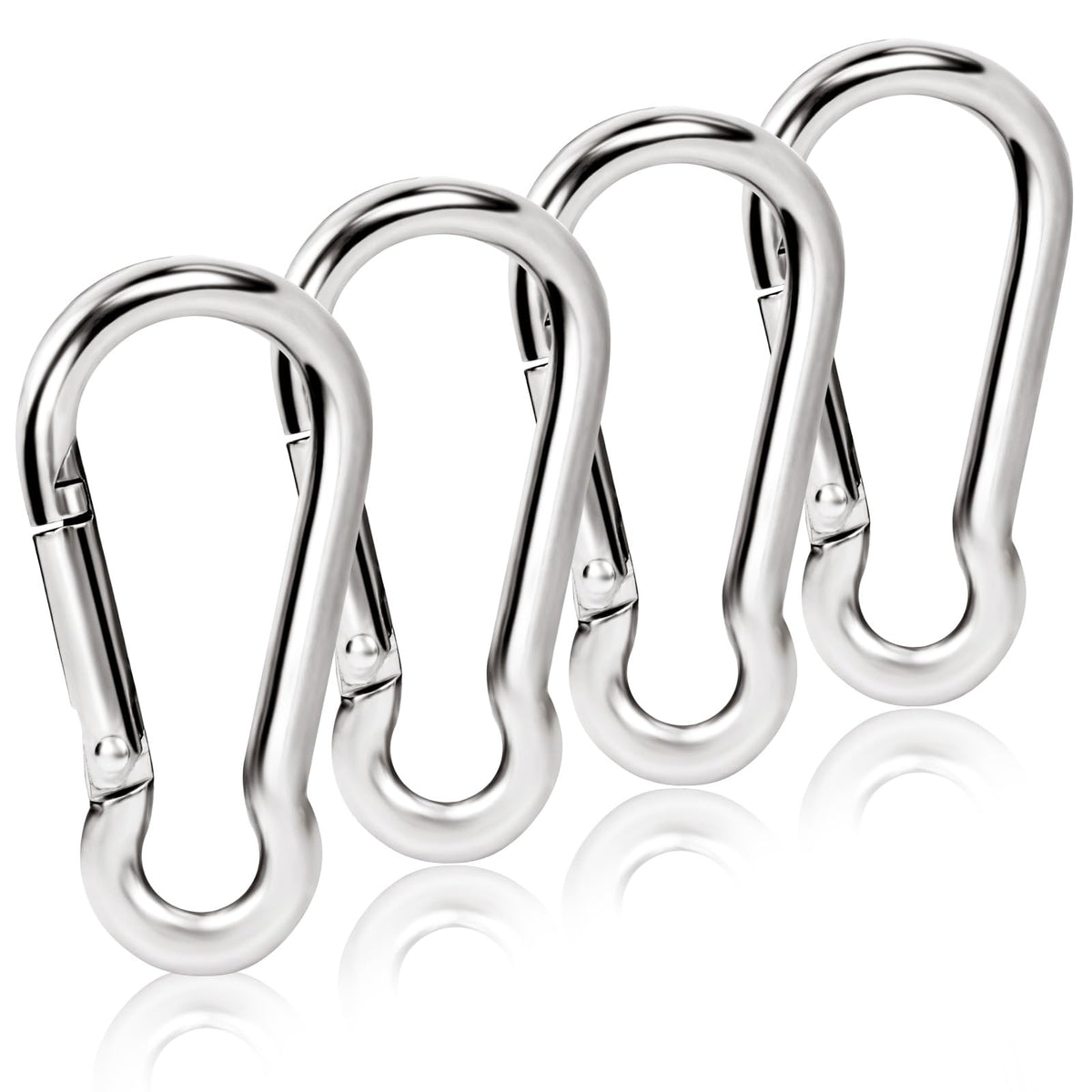 BONWIN flag pole clip M4 spring securely attaches grommeted flags.