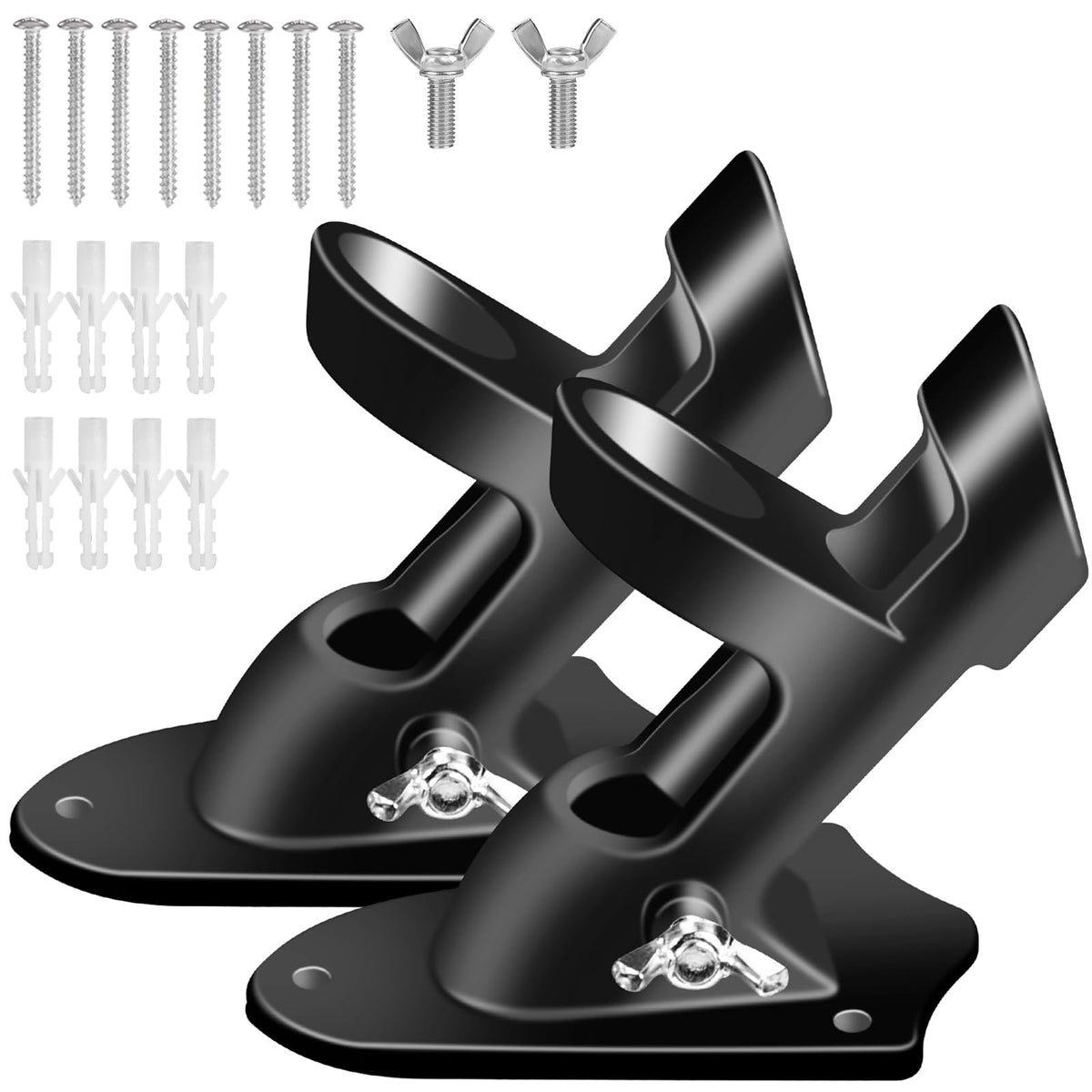 BONWIN 1in flag pole bracket for sturdy outdoor mounting