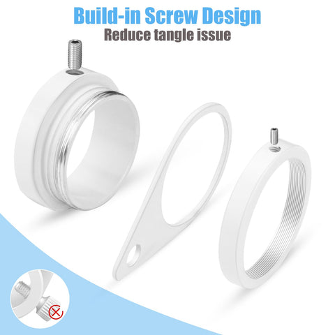 BONWIN flag ring with adjustable screw fits 0.75-1.02 inch poles.