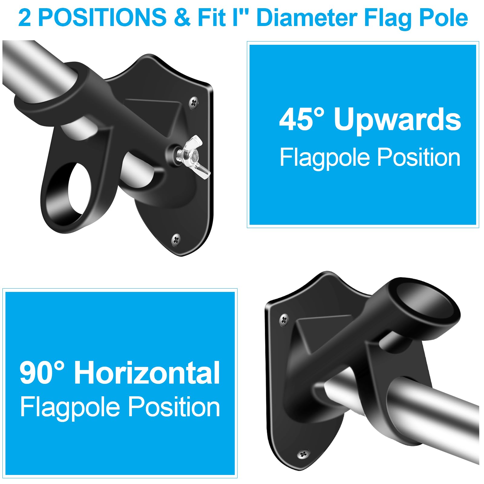 BONWIN compatible with 3x5 and 4x6 flag sizes.