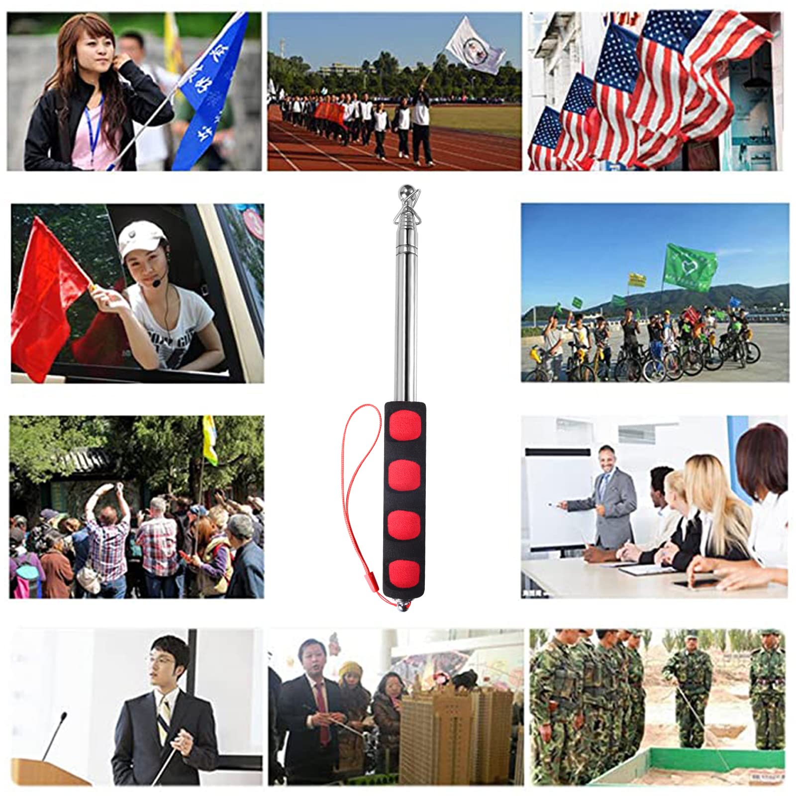 BONWIN portable design ideal for tour guides and teachers.