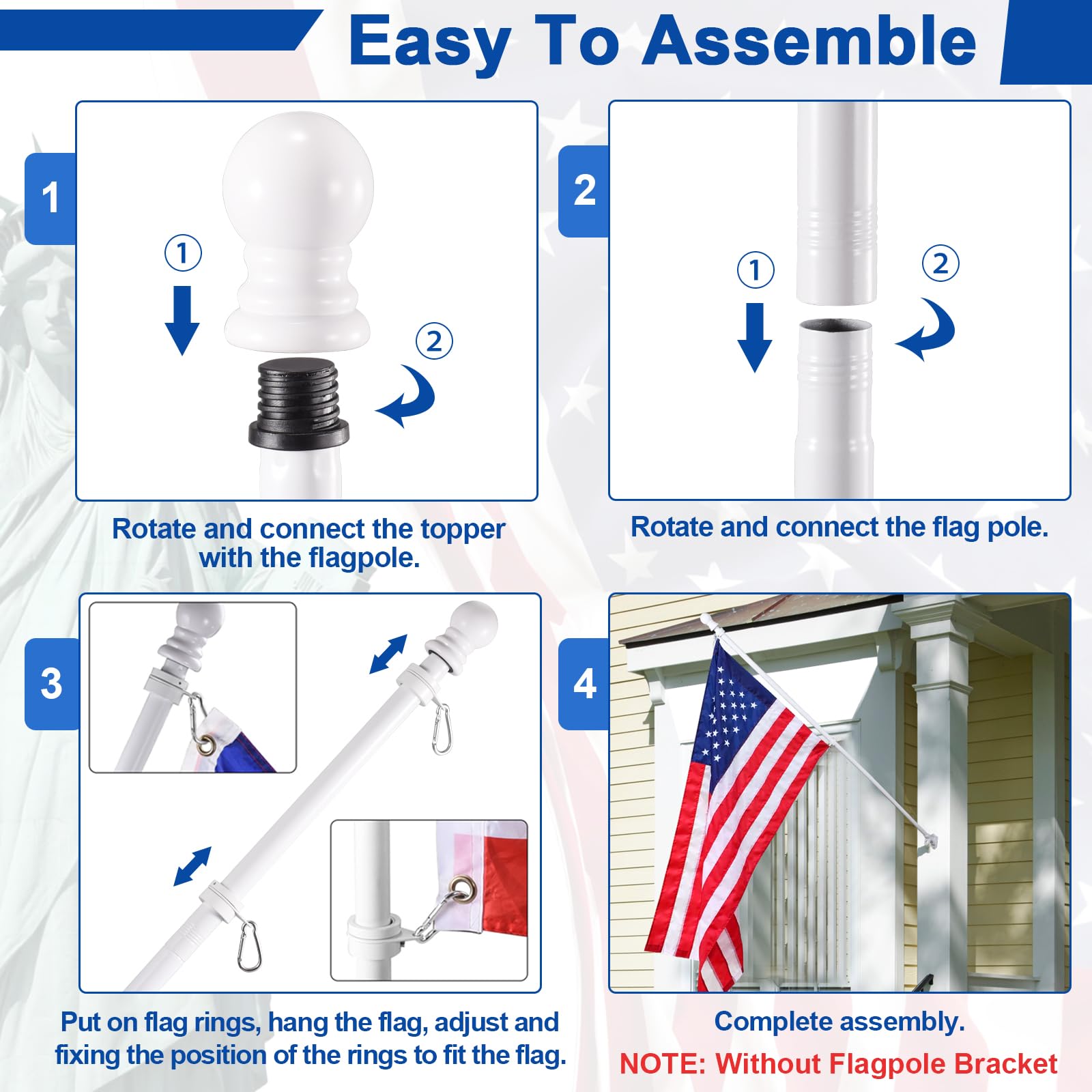 BONWIN easy tool-free assembly for quick setup