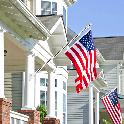 BONWIN two-pack flag pole clips for versatile mounting