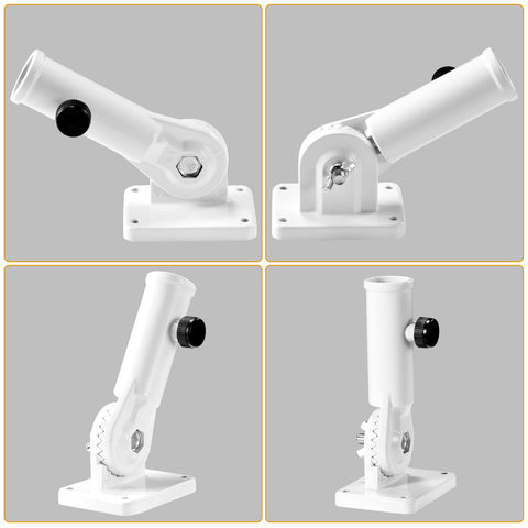 BONWIN wall-mount flag bracket on house showing secure outdoor installation