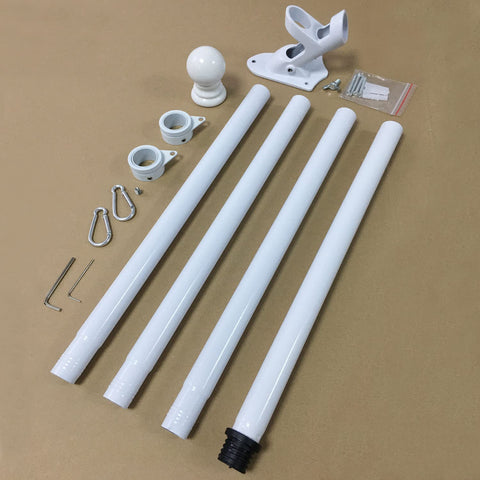 Bonwin wall-mount flag pole for homes, yards, and businesses