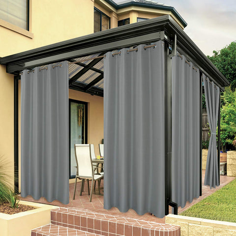 BONZER outdoor curtain for porch privacy keeps your space secluded.