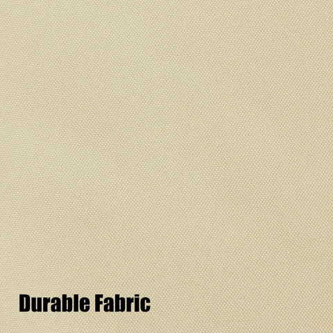 BONZER privacy shot demonstrates opaque fabric for secluded outdoor spaces.