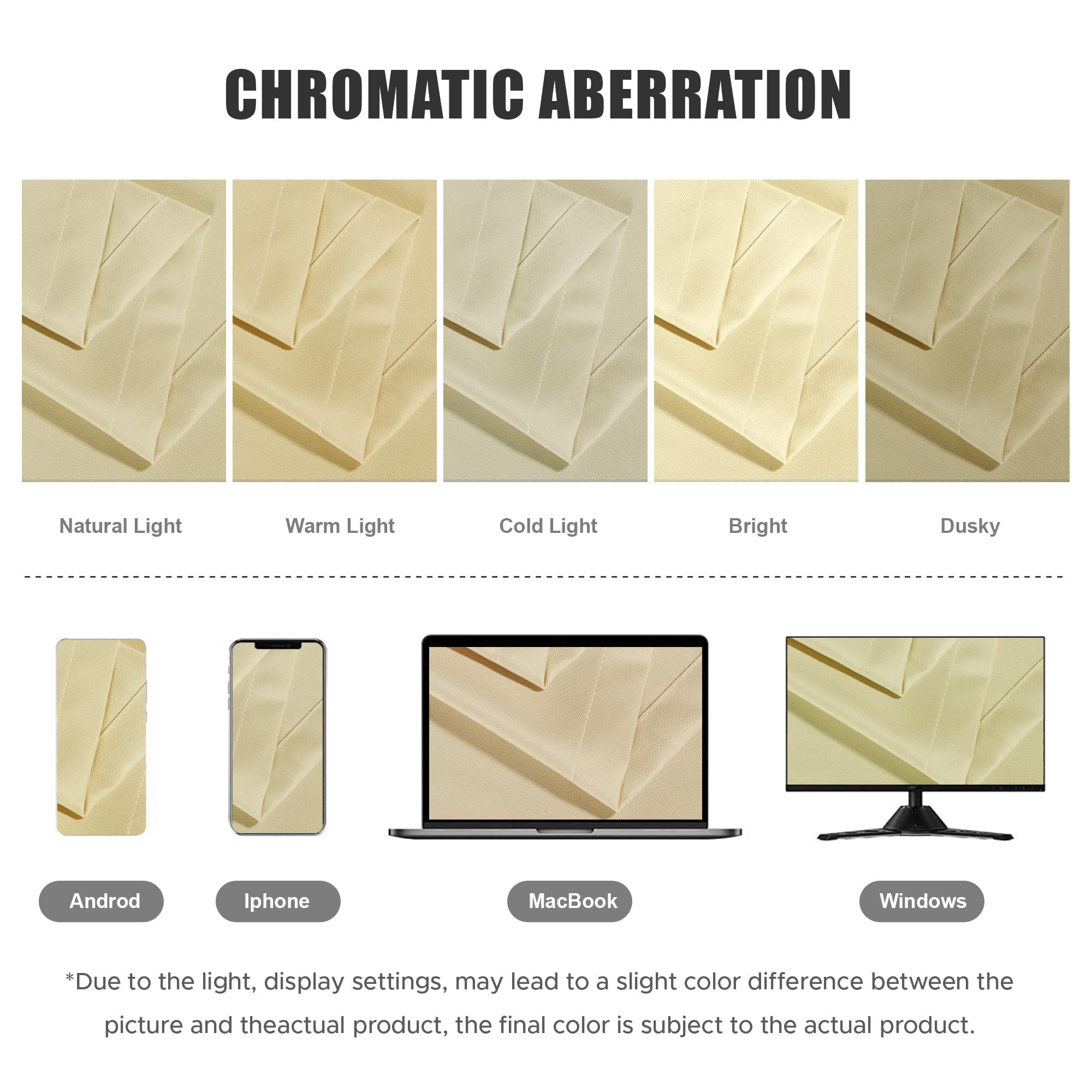 BONZER cream curtain keeps rain out during wet days for porch comfort.