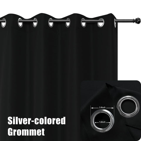 BONZER grommet-top panel with 1.6 inch rings ensures smooth rod operation.