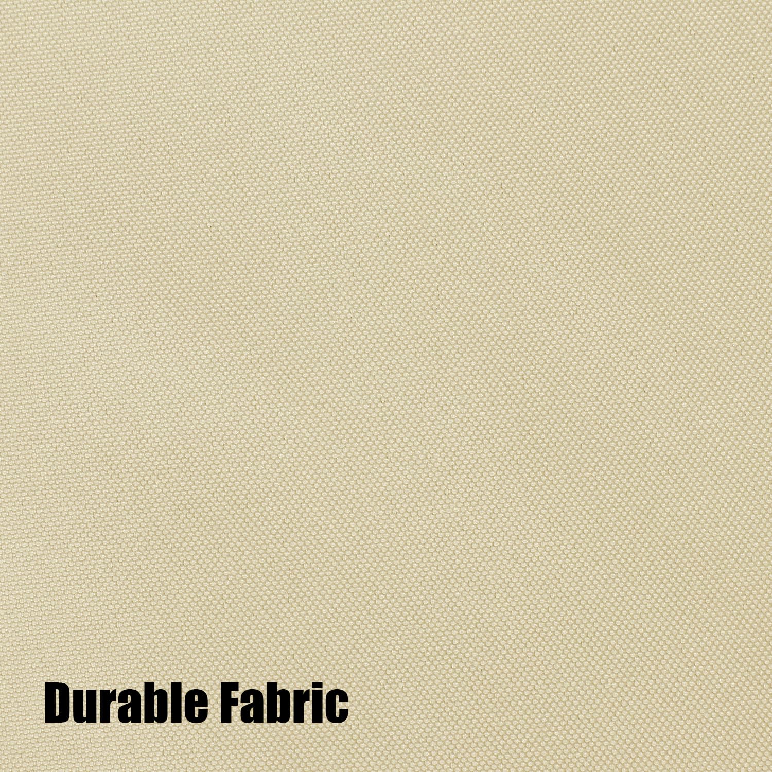 BONZER light-filtering fabric creates shaded, comfortable outdoor ambience.