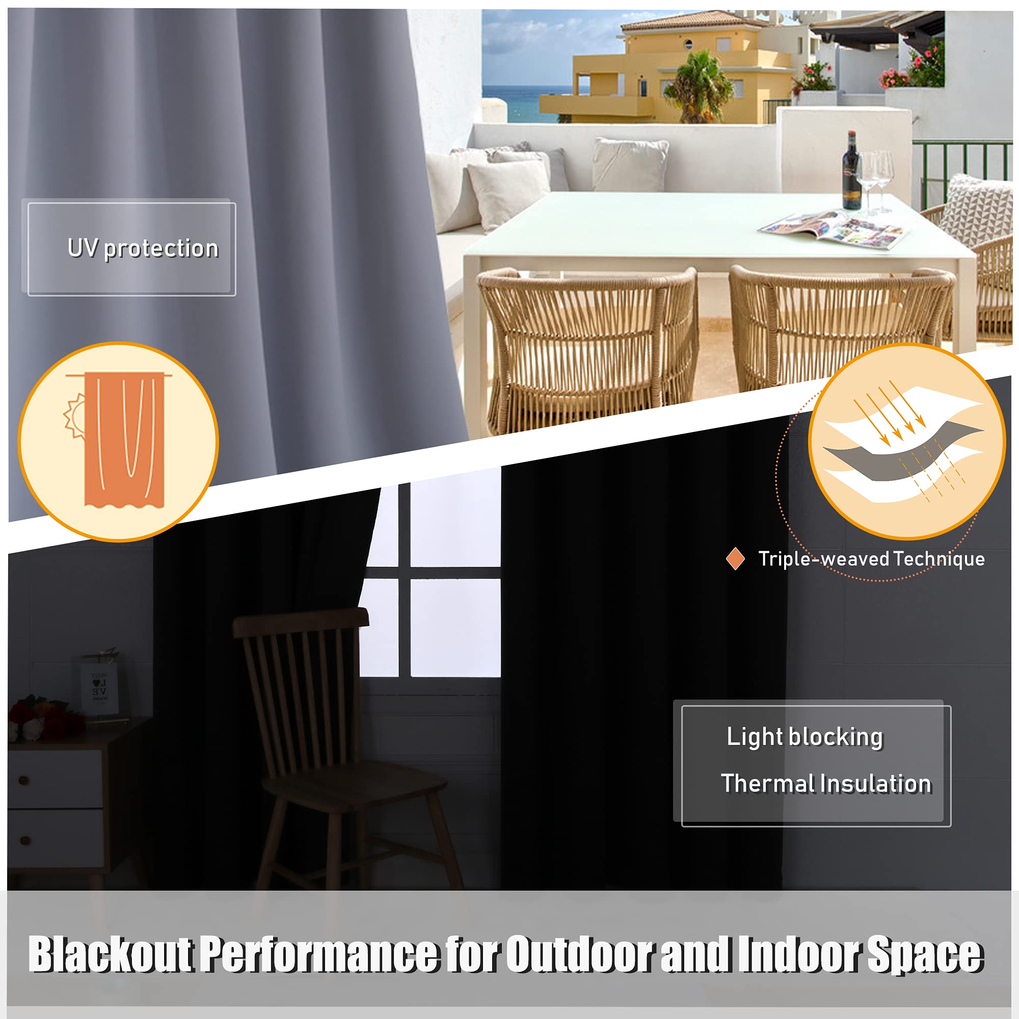 BONZER package includes a single 52x84 panel for patio privacy