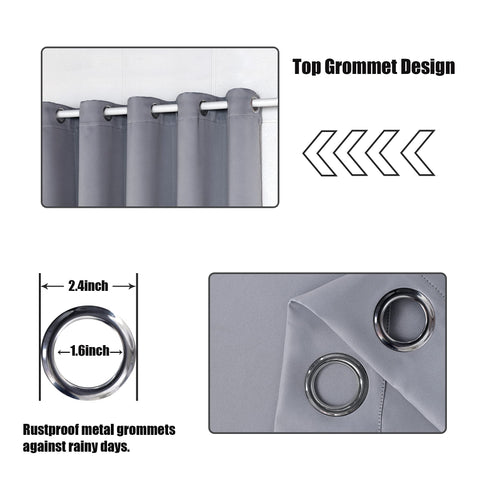 BONZER rust-proof grommets on the edge enable secure, quick hanging