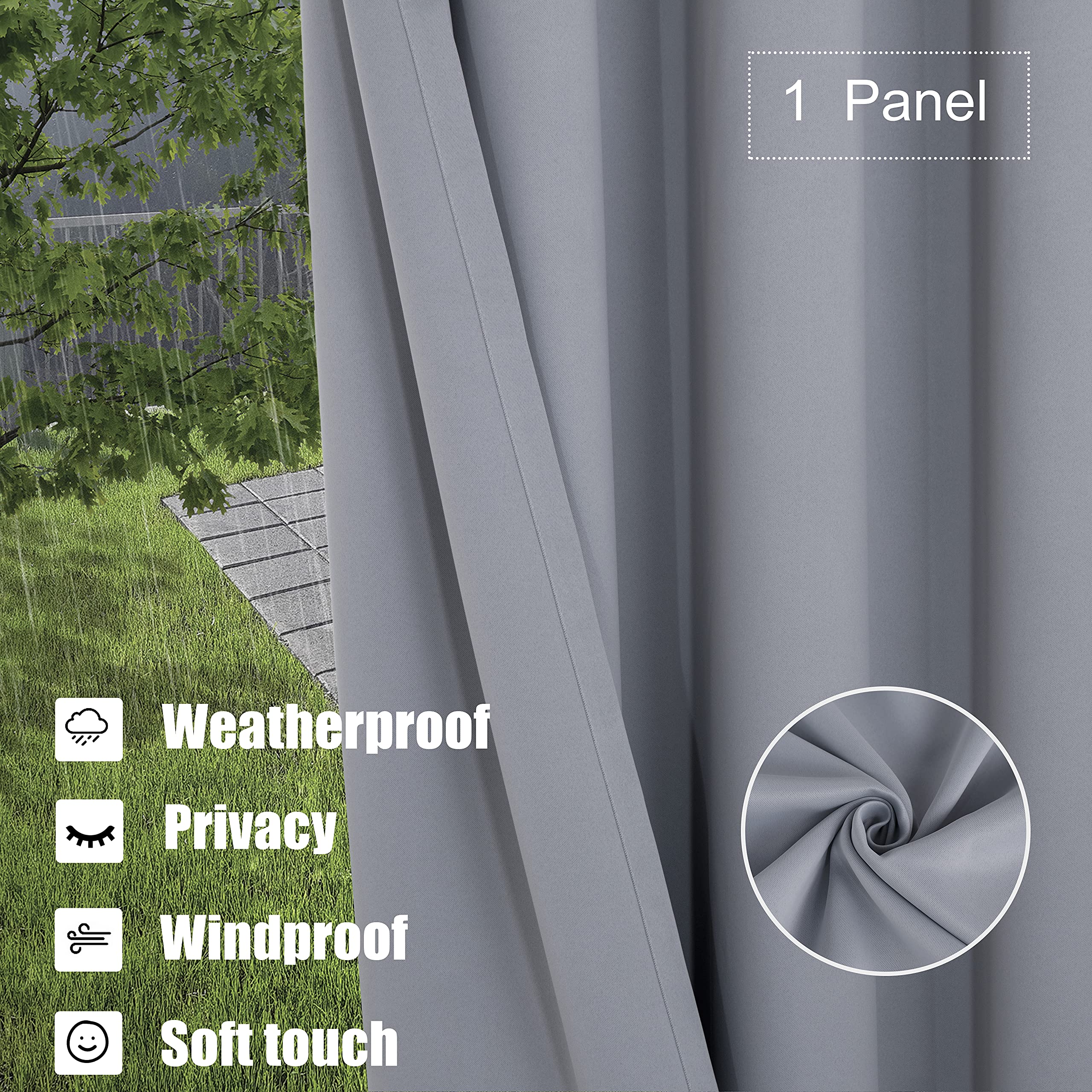 BONZER waterproof fabric close-up highlights durable triple-weave for all-weather outdoor use